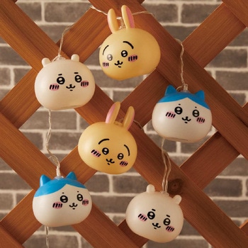冬装飾 クリスマス キャラクターデコレーション 6連ライト ちいかわ ストア・エキスプレス