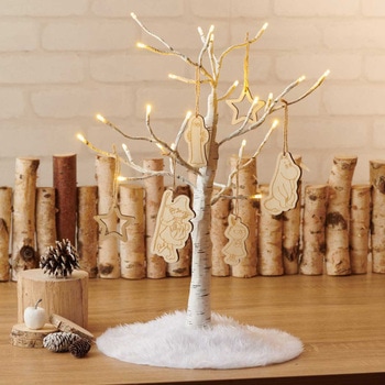 冬装飾 クリスマス キャラクターデコレーション ブランチツリーセット ムーミン谷のなかまたち ストア・エキスプレス