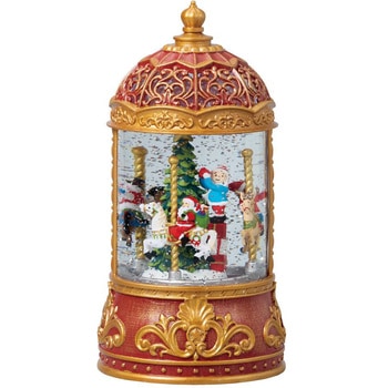 冬装飾 クリスマス デコレーション LEDスノーイングライト メリーゴーランド ストア・エキスプレス