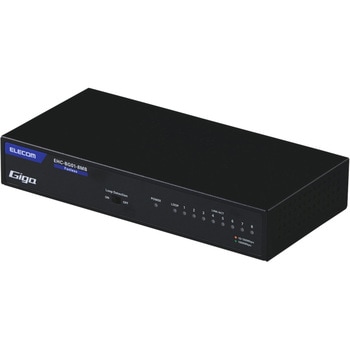 スイッチングハブ 長寿命設計 電源内蔵 メタル筐体 1年保証 エレコム