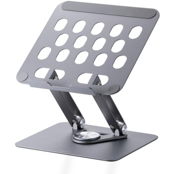 ノートパソコンスタンド 360度回転 折りたたみ式 ～17.3インチ対応 高さ角度無段階調整 放熱 安定設計 エレコム