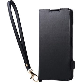 Xperia 10 VII (SO-52F) ケース 手帳型 マグネット 衝撃吸収 スタンド機能付 ハンドストラップ付 エレコム