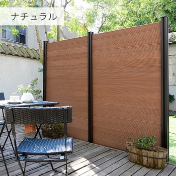 自分で作る 人工木製DIYフェンス拡張セット クローズタイプ YAMAZEN(山善)