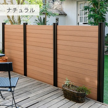 自分で作る 人工木製DIYフェンス拡張セット クローズタイプ YAMAZEN(山善)