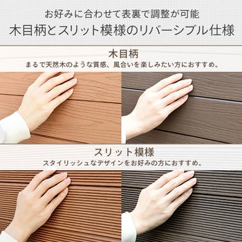 自分で作る 人工木製DIYフェンス拡張セット クローズタイプ YAMAZEN(山善)