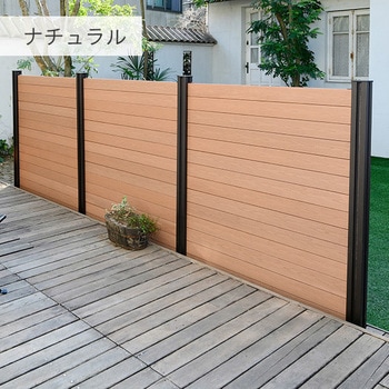 自分で作る 人工木製DIYフェンス拡張セット クローズタイプ YAMAZEN(山善)