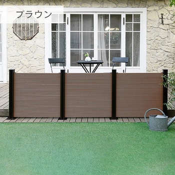 自分で作る 人工木製DIYフェンス拡張セット クローズタイプ YAMAZEN(山善)