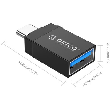 USB Type-C(オス) Type-A(メス) アダプタ ORICO