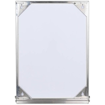 SS FRAME MIRROR WITH BRACKET (ステンレススチールフレームミラーウィズブラケット) ダルトン