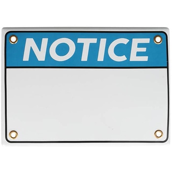 ENAMELED NOTICE SIGN(エナメルノーティスサイン) ダルトン