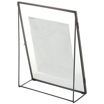 TABLE DOUBLE GLASS  FRAME STAND A4(テーブルダブルガラスフレームスタンド) ダルトン
