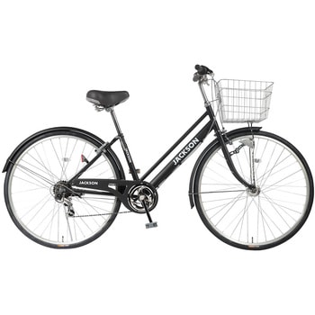 防災サイクル 27型6段変速・LEDオートライト付 ノンパンク シティサイクル  【完成組立品】 東部