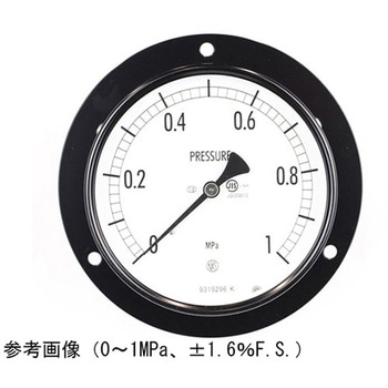 普通形圧力計(Φ100)埋込形D枠(取付穴) AE15-243シリーズ 長野計器