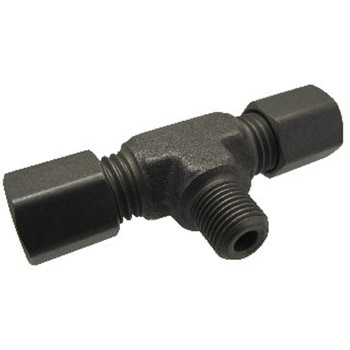 くい込み式鋼管継手 両口チーズユニオン 高圧配管 油圧配管 群協製作所