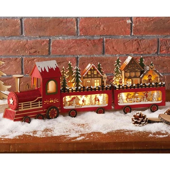 冬装飾 クリスマスデコレーション トレインライトスタンド ストア・エキスプレス