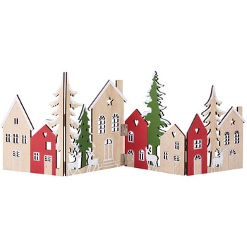 冬装飾 クリスマス 木製デコレーションスタンド ポップ ストア・エキスプレス