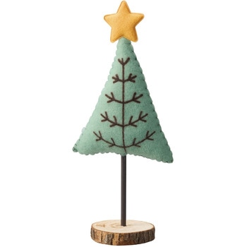 冬装飾 クリスマスデコレーション フェルトミニツリー ストア・エキスプレス