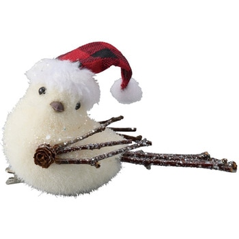 冬装飾 クリスマスデコレーション バードクリップ 3個 ストア・エキスプレス