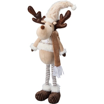 冬装飾 クリスマスデコレーション ファブリックトナカイドール ストア・エキスプレス