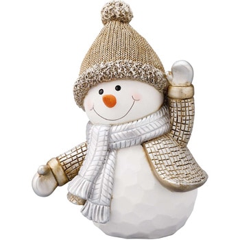 冬装飾 クリスマスデコレーション ゴールドハットスノーマンオブジェ ストア・エキスプレス
