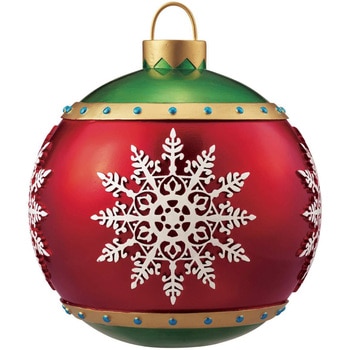 冬装飾 クリスマスデコレーション ビッグオーナメントボールオブジェ ストア・エキスプレス