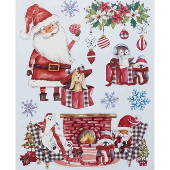 冬装飾 クリスマスデコレーション デコレーションウインドウシール ストア・エキスプレス