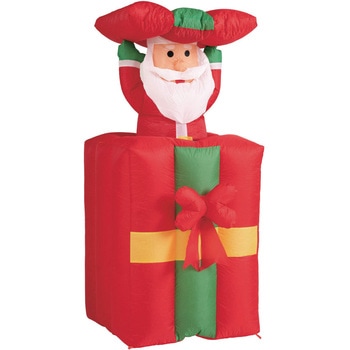 冬装飾 クリスマスデコレーション ムービングエアブロードール サンタ ストア・エキスプレス