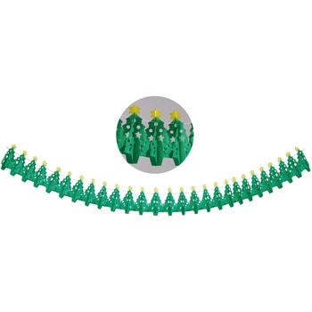 冬装飾 クリスマスデコレーション ハニカムクリスマスガーランド 長さ360cm ストア・エキスプレス