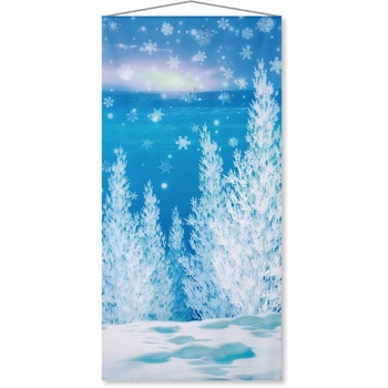 冬装飾 クリスマスデコレーション タペストリー クリスタルスノー ストア・エキスプレス
