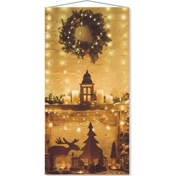 冬装飾 クリスマスデコレーション タペストリー クリスマスゴールド ストア・エキスプレス