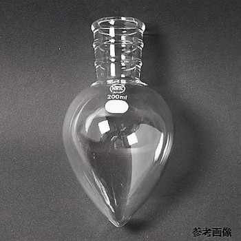 ナシ形フラスコ 白 027シリーズ 日本理化学器械(NRK)