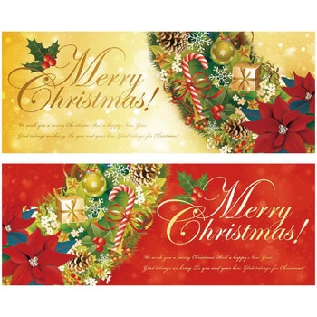 クリスマス販促用品 クリスマスリース パラポスター ストア・エキスプレス