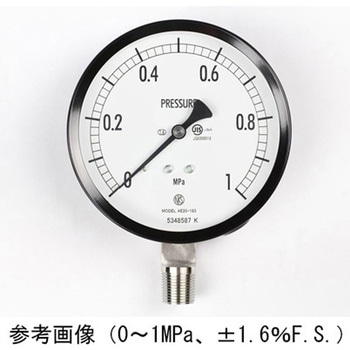 普通形圧力計(Φ100)立形A枠 AE20-183シリーズ - 長野計器