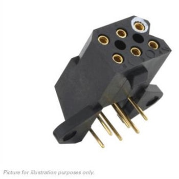 基板接続用ソケット 6 極 5.08mm 2 列 PCBマウント SOURIAU