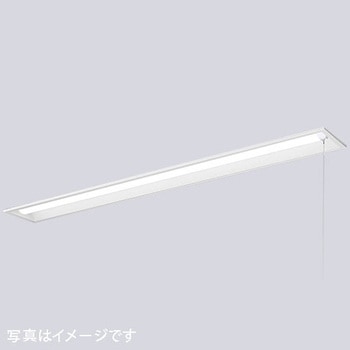 LEDioc LEDベースライト (LEDユニット一体形) 40W形 埋込下面開放形 <150mm幅> Hf32形定格出力形相当 5200Lmタイプ 2灯用相当 (プルスイッチ付) 岩崎電気