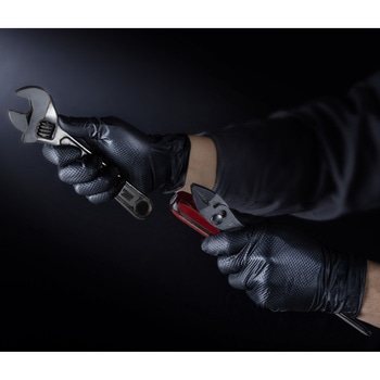 ニトリルグローブIGAブラック パウダーフリー リーブル