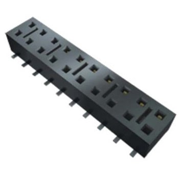 基板接続用ソケット 5 極 2.54mm 2 列 表面実装 SAMTEC
