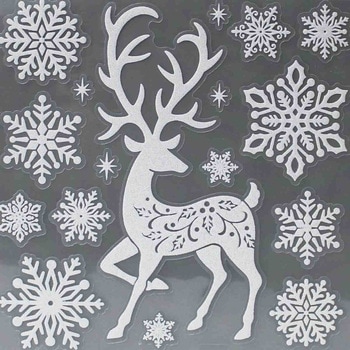 冬装飾 クリスマスデコレーション ウインドウシール ストア・エキスプレス