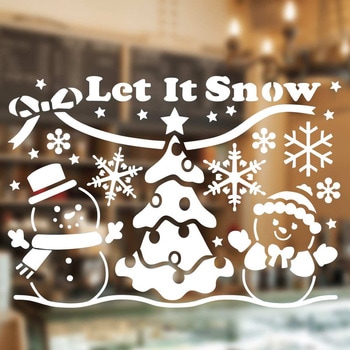 冬装飾 クリスマスデコレーション スノースプレー用型紙 ストア・エキスプレス