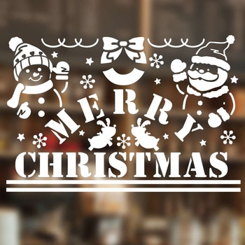 冬装飾 クリスマスデコレーション スノースプレー用型紙 ストア・エキスプレス