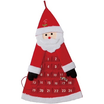 冬装飾 クリスマスデコレーション フェルト吊り下げアドベントカレンダー ストア・エキスプレス