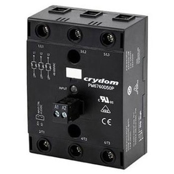 ソリッドステートリレー 最大負荷電流：55 A 最大負荷電圧：600 V ac パネルマウント Sensata / Crydom