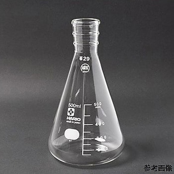 三角フラスコ 白 015シリーズ - 日本理化学器械(NRK)