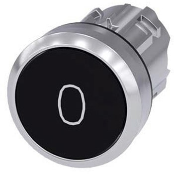 プッシュボタン SIRIUS ACT モーメンタリ 黒 SIEMENS