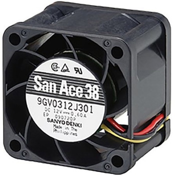 軸流ファン 電源電圧：12 V dc DC 38 x 38 x 28mm 山洋電気