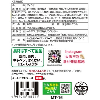 [冷凍]大阪王将 ぷるもち水餃子特盛 イートアンドフーズ