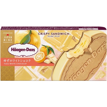 [冷凍]クリスピーサンド ゆずホワイトショコラ ハーゲンダッツ