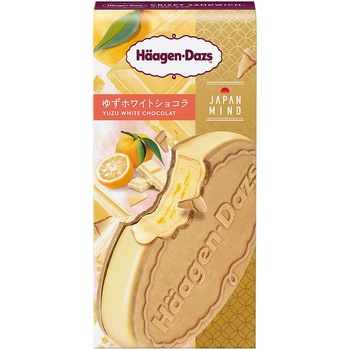 [冷凍]クリスピーサンド ゆずホワイトショコラ ハーゲンダッツ