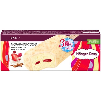 [冷凍]バー ミックスベリー&ミルククランチ ハーゲンダッツ