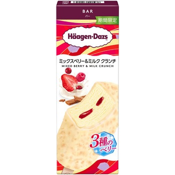 [冷凍]バー ミックスベリー&ミルククランチ ハーゲンダッツ